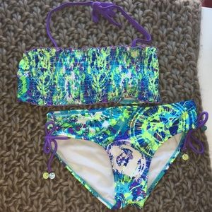 Justice Splatter Print Bikini